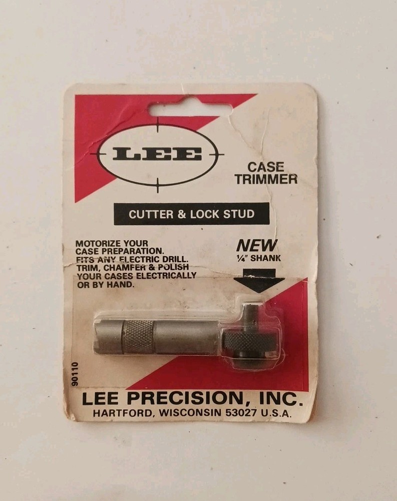 Lee 90110 Case Trimmer,  Cutter & Lock Stud