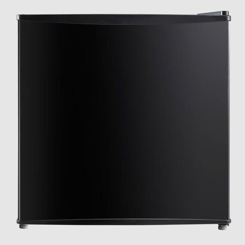 Mainstays 1.7 Cu Ft Compact Mini Refrigerator, Black, Single Door