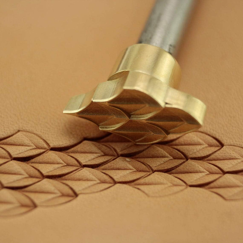 Leather Stamp Tool Dragon Scale Stamping Working Carving Punches Tools Craft Sad