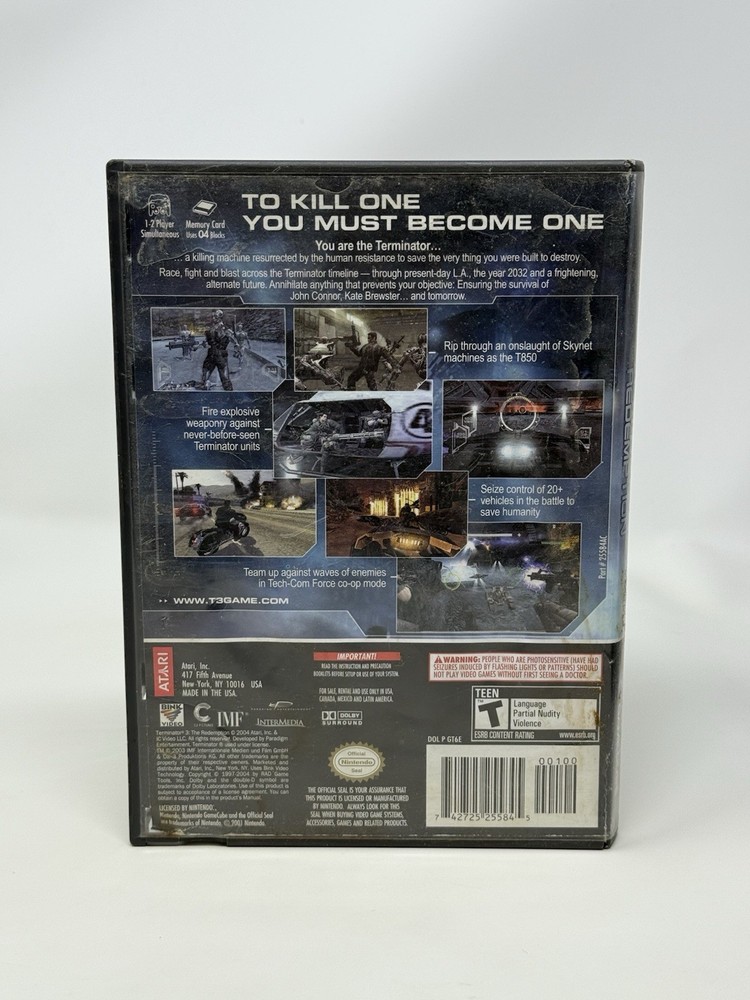 Terminator 3: The Redemption (Authentic Case Only) Nintendo GameCube | Ship Fast