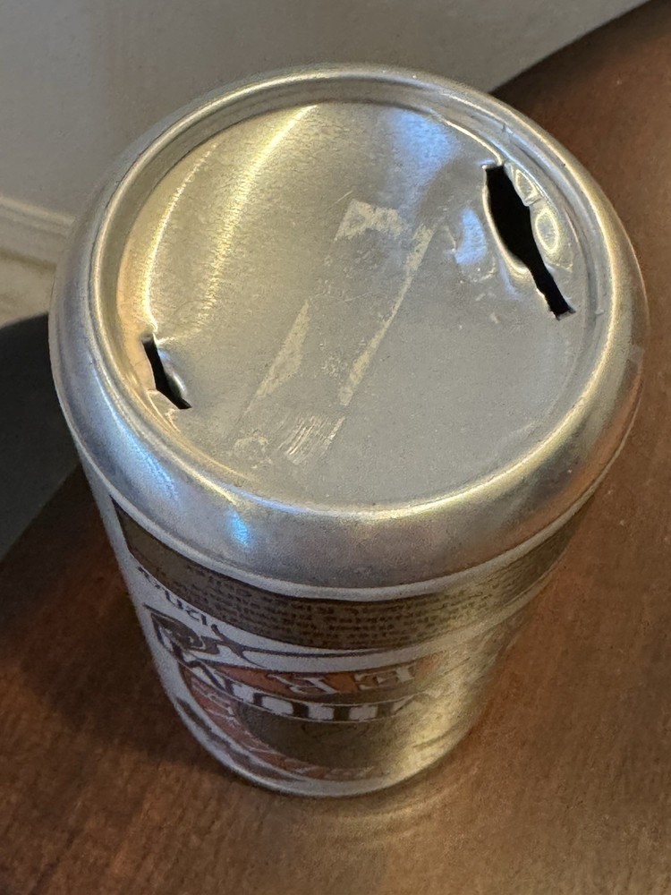 Kings Cellar Premium - Empty Beer Can - Bottom Opened