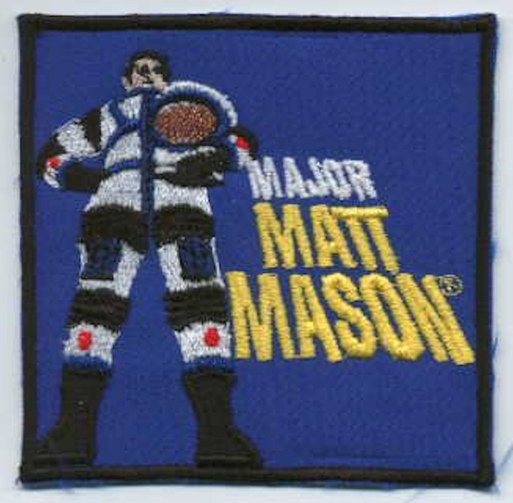 Major Matt Mason 3.75" Embroidered Iron-On Patch
