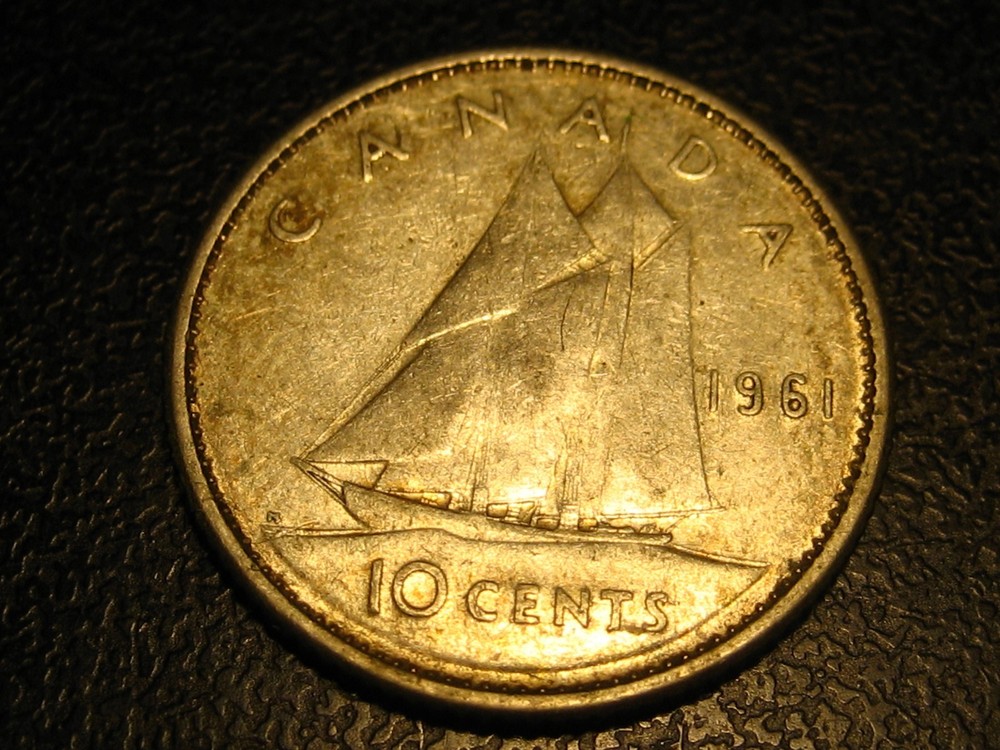1961 Canadian Dime