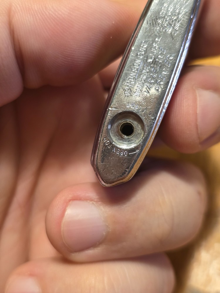 Ronson Veraflame Premier Lighter In Original Case Checker Pattern