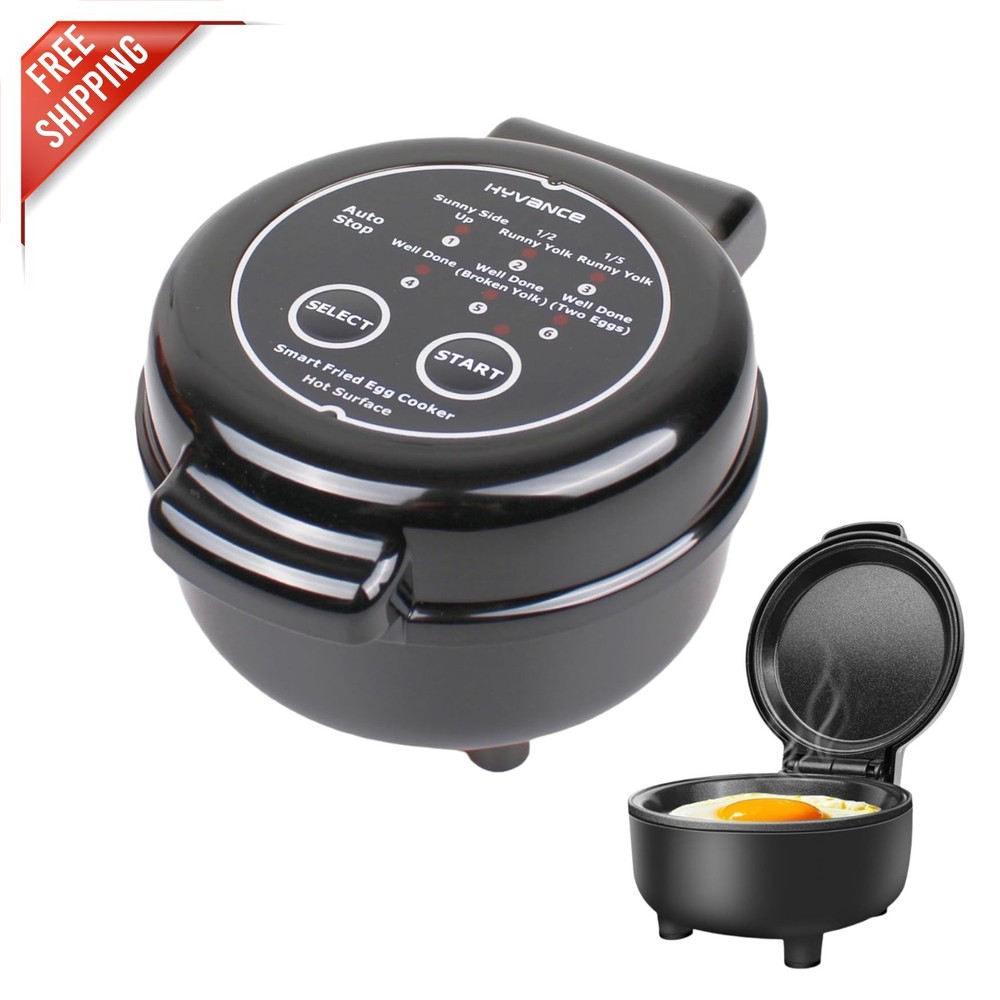 Smart Automatic Egg Cooker - Perfect Eggs in 6 Styles, Non-Stick, Compact Design
