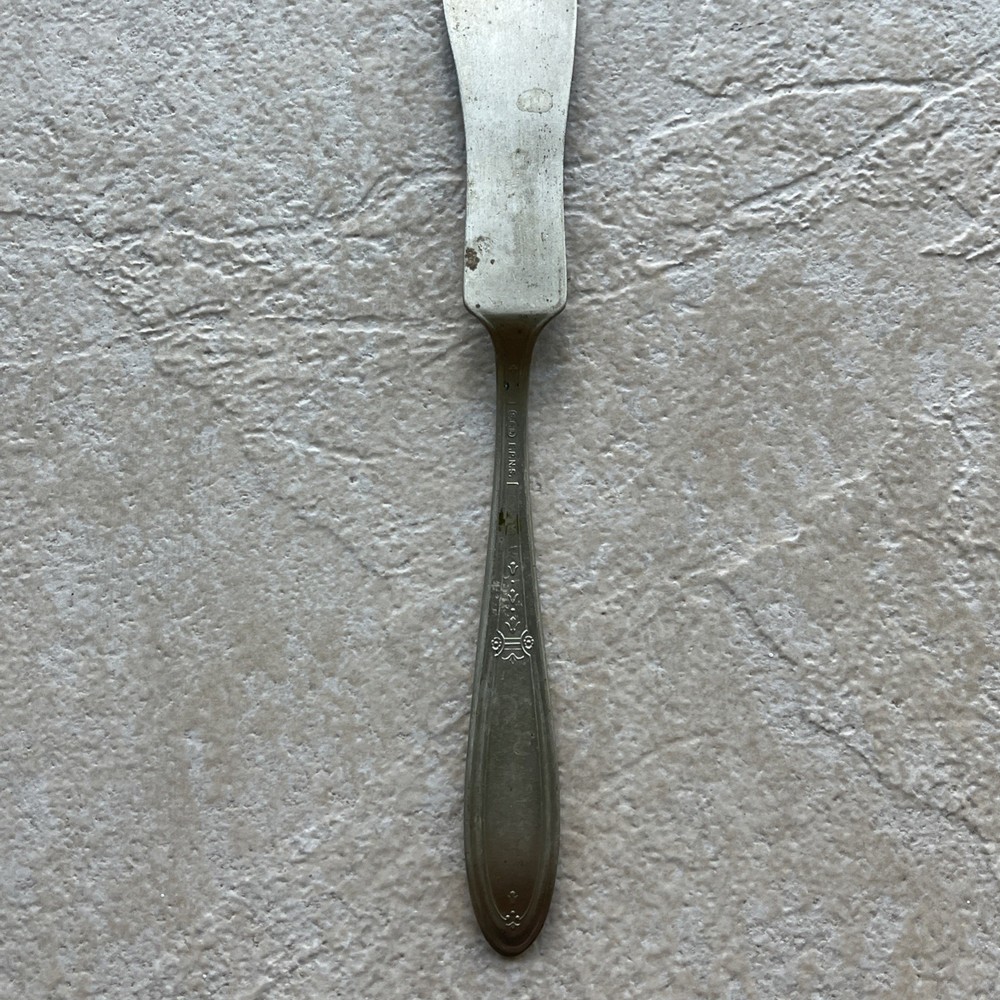 National Silver Co. S.E.B Isabella Pattern Silverplate Butter Spreader