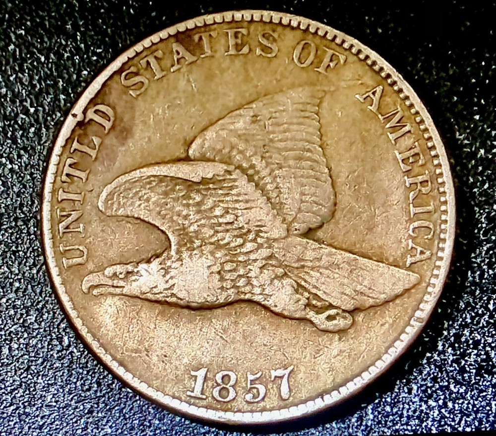1857 Flying Eagle Cent DDO
