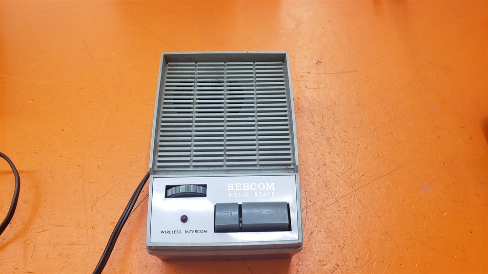 ⭐️⭐️⭐️⭐️⭐️ Sebcom Solid State Wireless Intercom System Untested