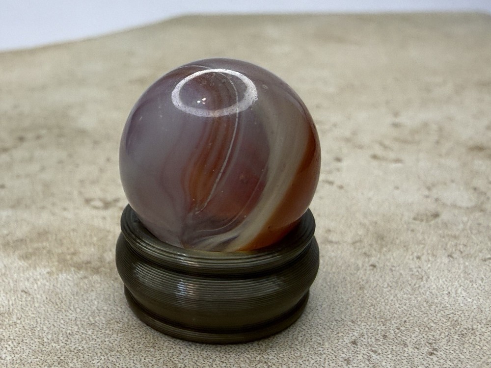 Glass Marble With Display Included lot #8342