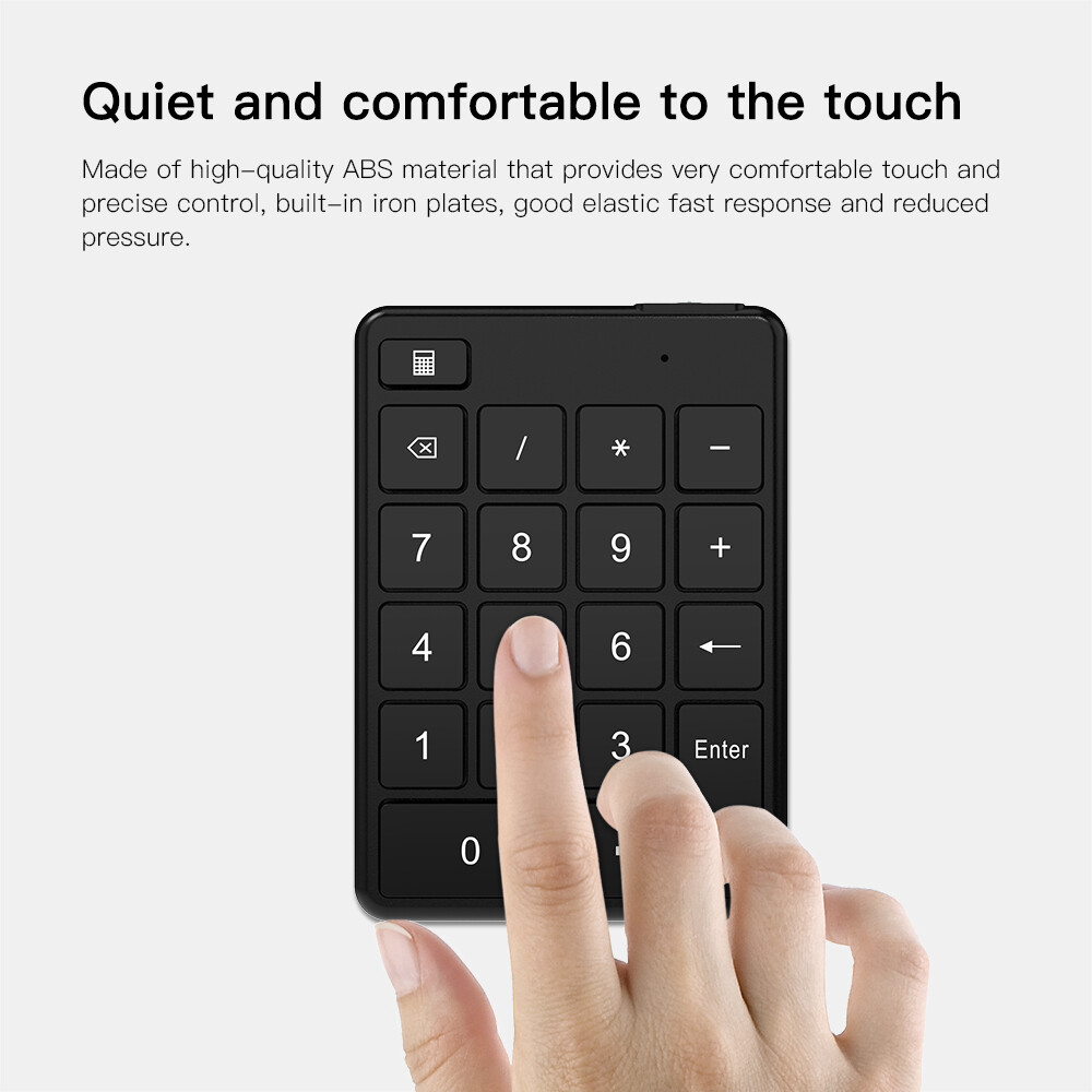 Numeric KeyboardLaptop External Mini Slim BT Keypad