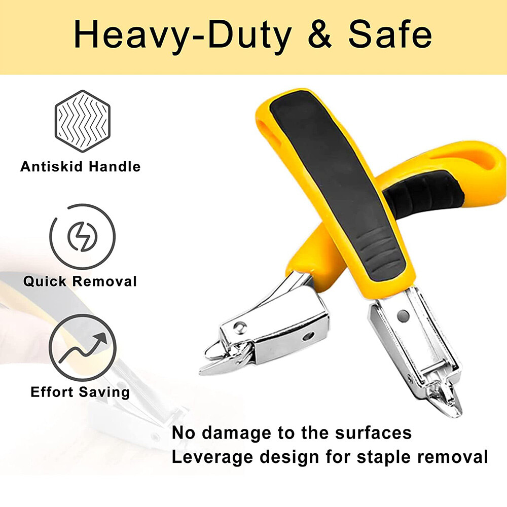 Upholstery Carpet Puller Tool Staple Remover Tack Ofiice Claw Hand Held Stapler