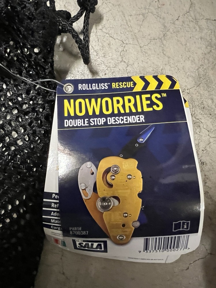 DBI No Worries Double-Stop Descender