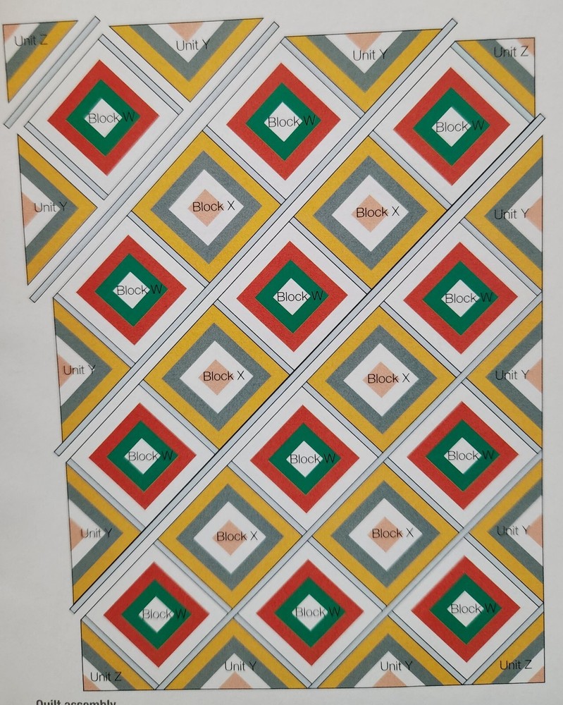 "Meadow Quilt" Quilt Pattern from 2014 Magazine Intermediate