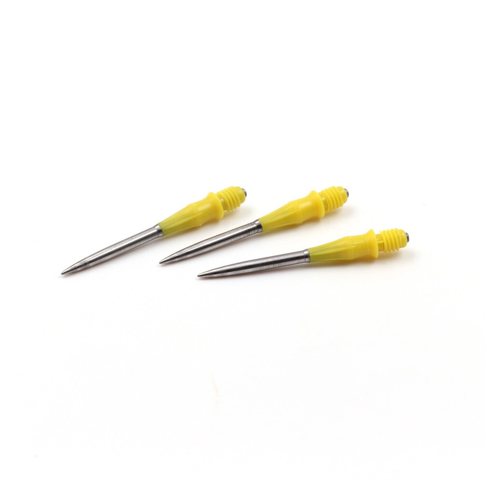 CUESOUL TOUCH-Point Conversion Dart Points for 2BA Soft Tip Darts-Yellow
