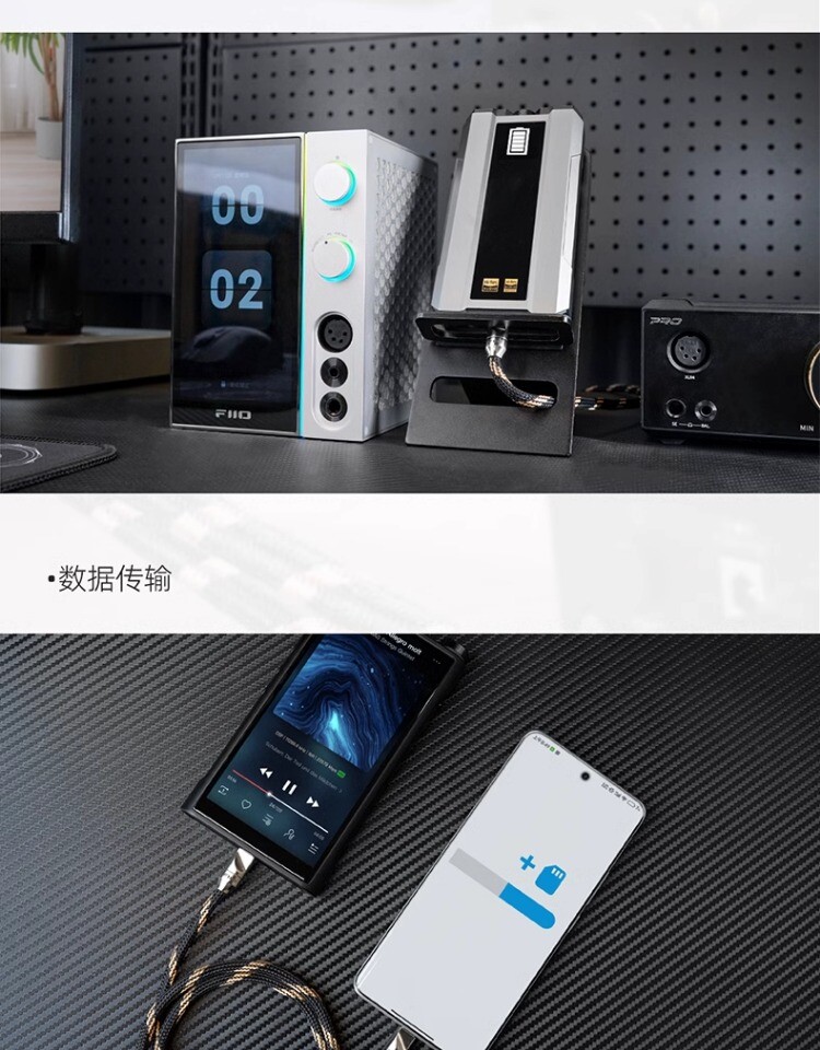 FiiO USB-C to USB-C Type C CHARGING/DATA Audio Cable LT-TC5
