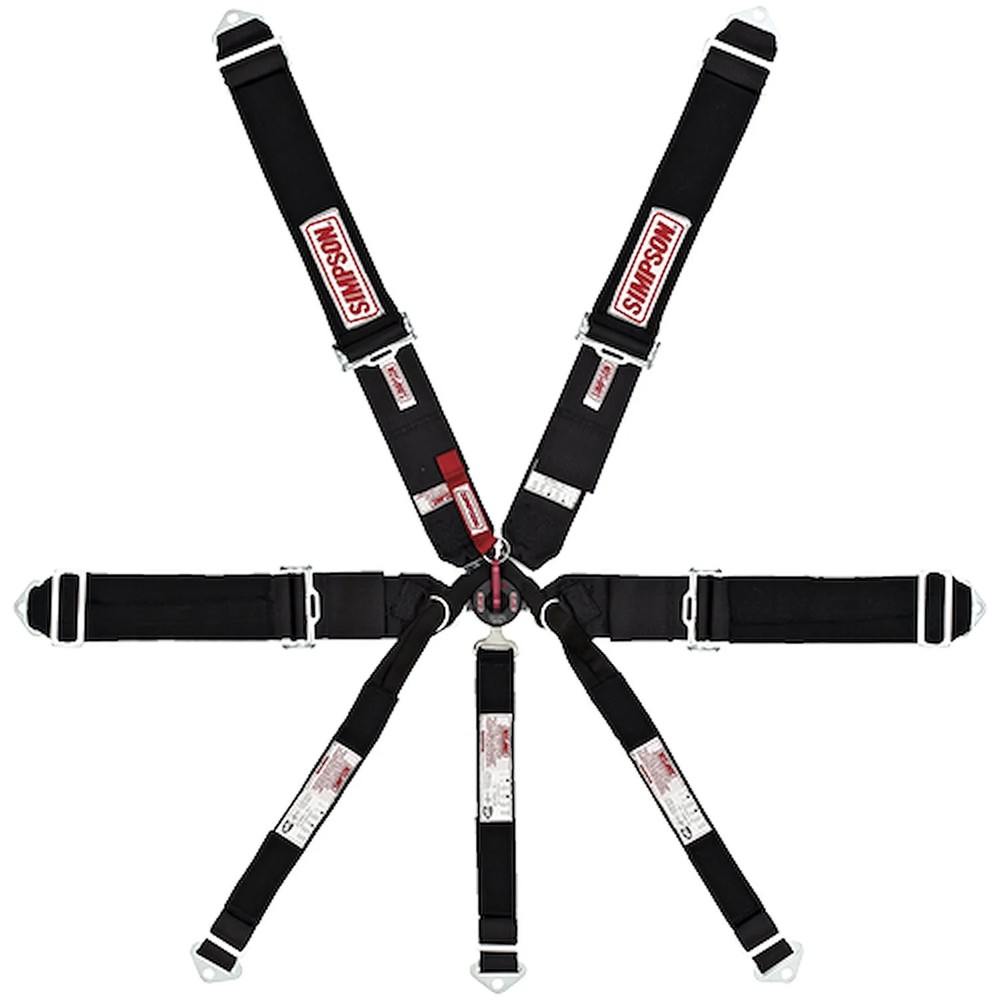 Simpson 29115BK 7-Point Lever Camlock System Harness