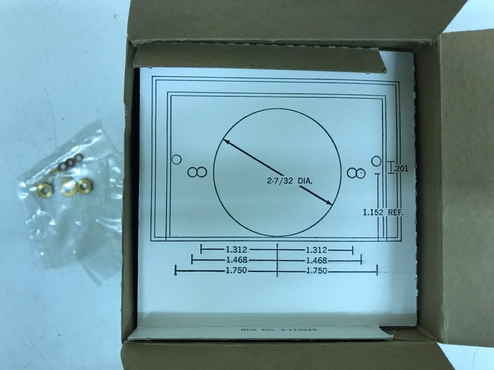 NEW Simpson 523 Panel Meter 0-100 Millivolt