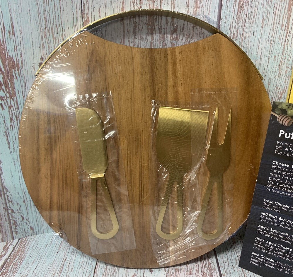 CHOOSY CHEF CHARCUTERIE & CHEESE BOARD WITH CONVENIENT MAGNETIC TOOLS