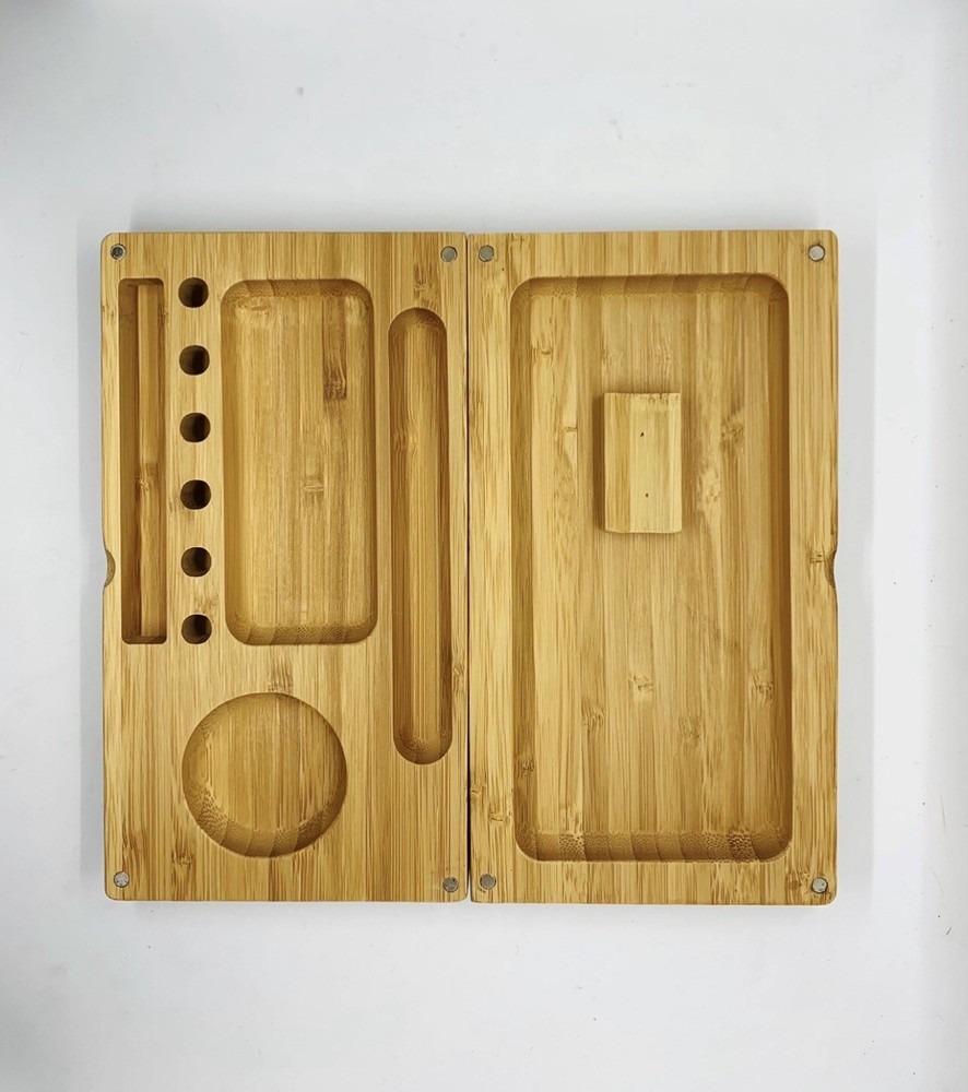 Grateful dead skull laser engraved magnet back flip style rolling tray pop gift