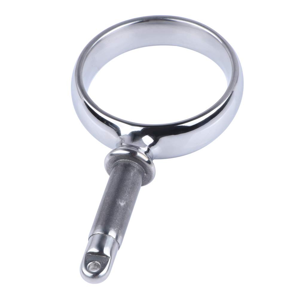 Hoffen Boat Stainless Steel Oarlock Socket Side Mount Rowlock Paddle silver