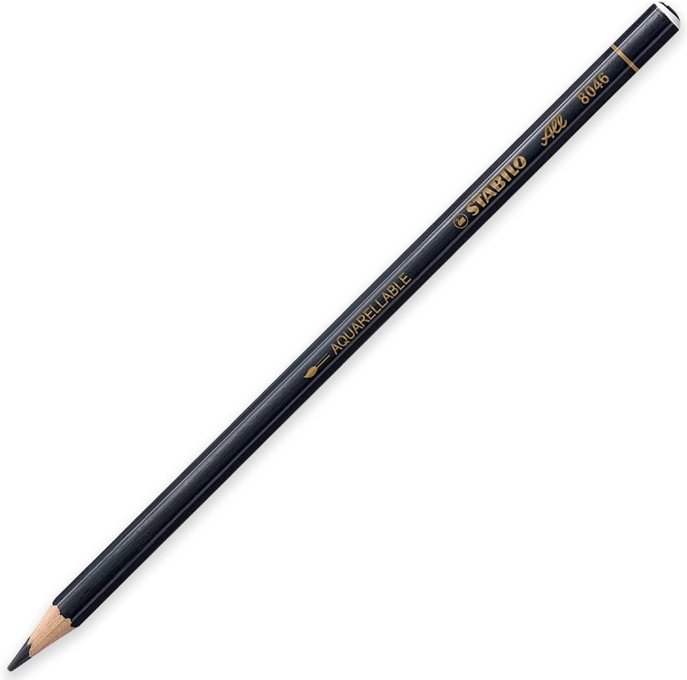 All Watercolour Effect Pencil - Black 5