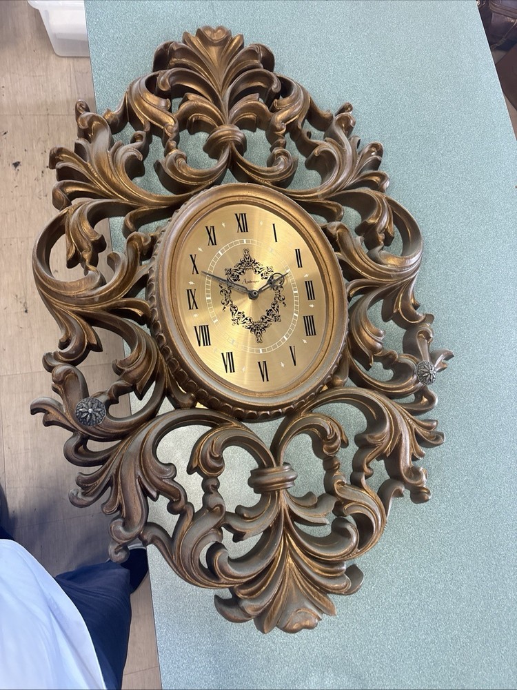 Art Deco Wall Art And Clock Big