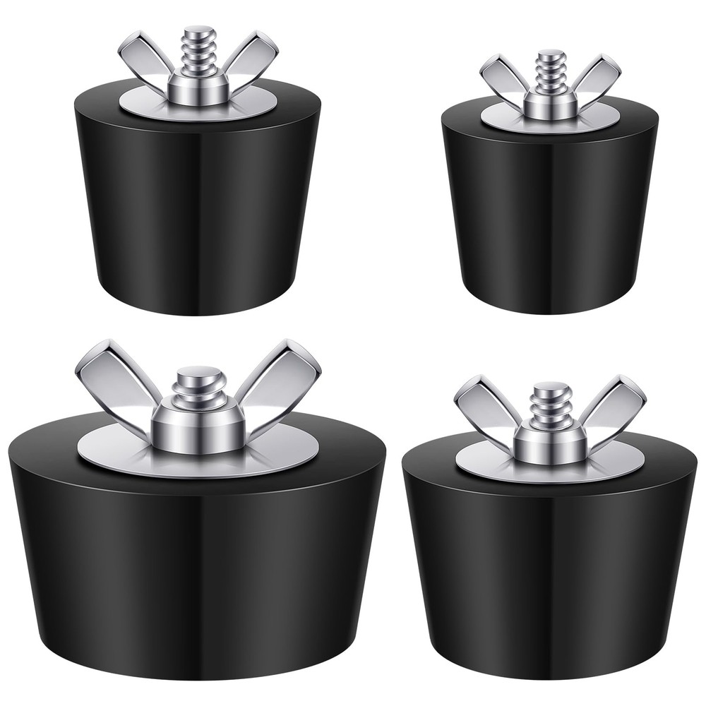 4 Pack 3 Size Pool Plugs Pool Skimmer Plug, Pool Winterizing Plug Pool Plugs ...