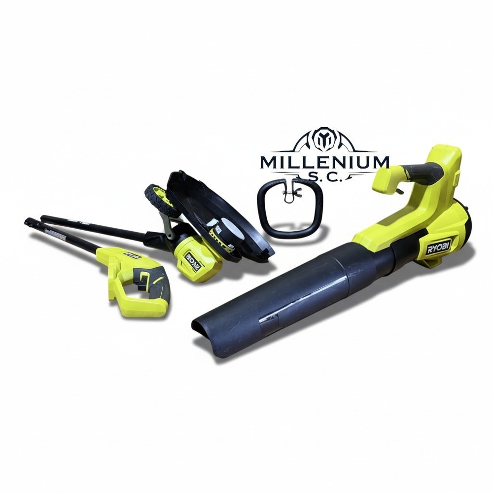 RYOBI 18V ONE+ Cordless String Trimmer & Jet Fan Blower Combo Kit - OPEN BOX