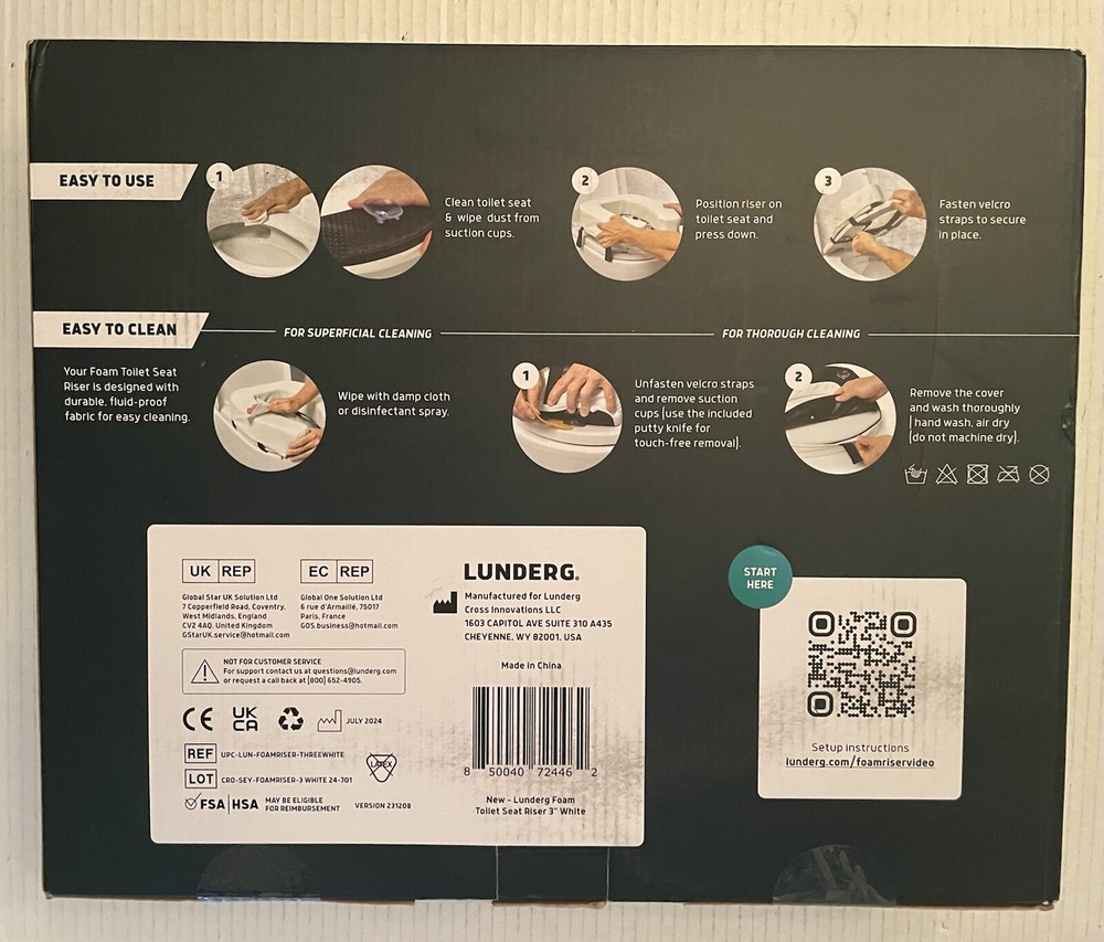 Foam Toilet Seat Riser