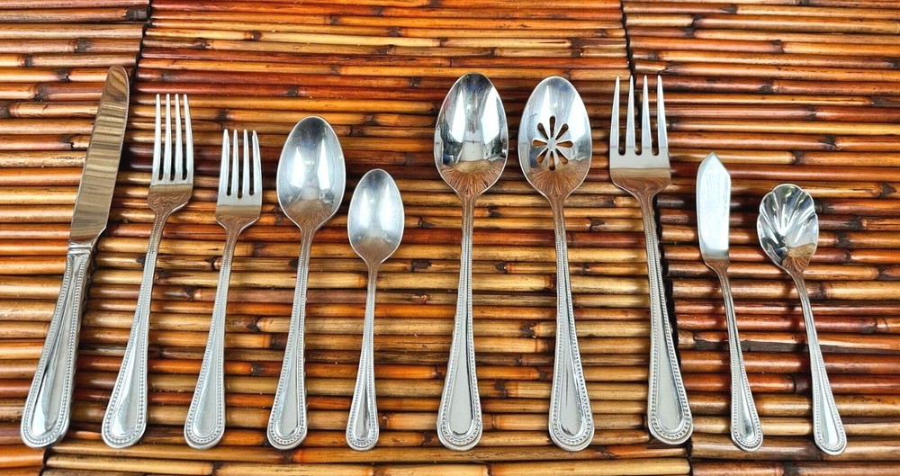 Towle * EMERSON Glossy Beaded Stainless Flatware CHOOSE - CHOICE (261)
