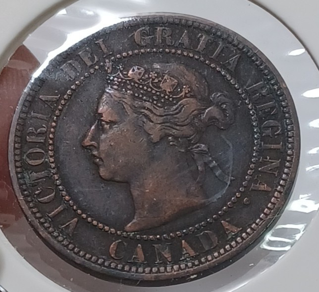 1882H Canada Large Cent Victoria VF JRT 155