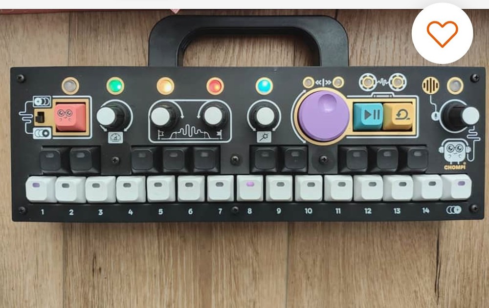 Custom Compi Synth With Purple Case