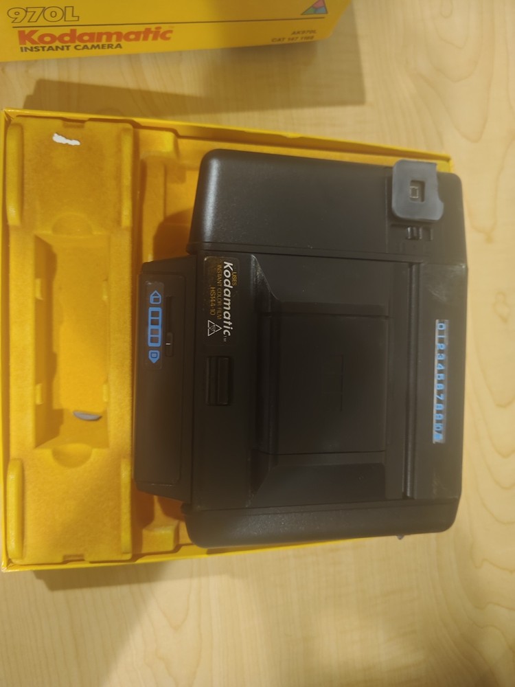 1982–1986 Kodamatic 970L Instant Camera Electronic Flash Untested Vintage