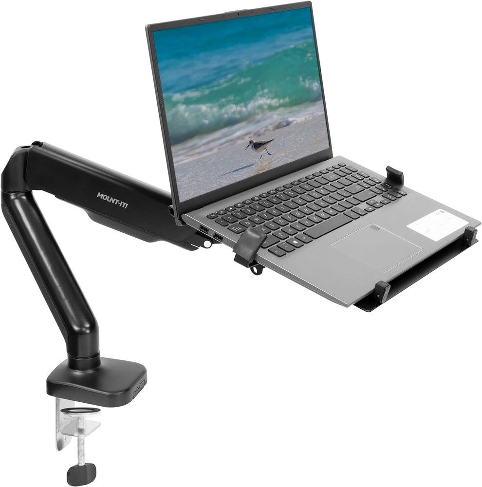 Mount-It! Laptop Desk Arm Mount - MI-6352LT, Universal Compatibility,...