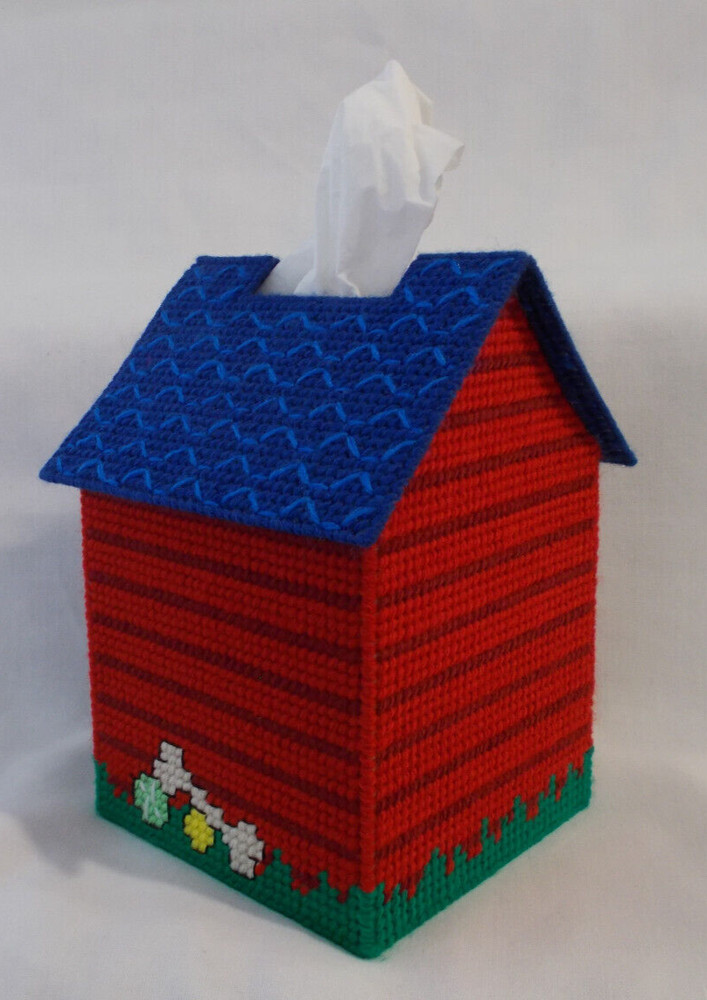 Handmade Plastic Canvas Tissue Boxes, Group 3 (Toppers/Covers)