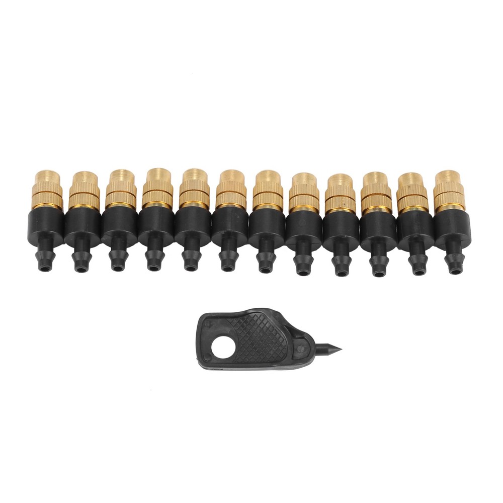 12 Set Copper Adjustable  Nozzle  Atomization Copper Capillary 1366
