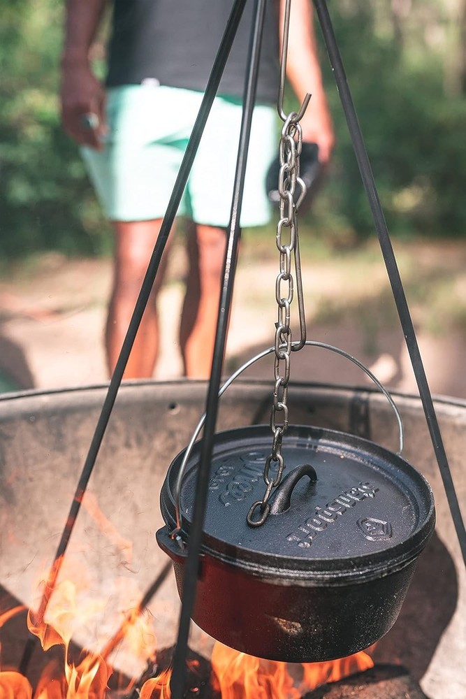 Adjustable Height Campfire Tripod