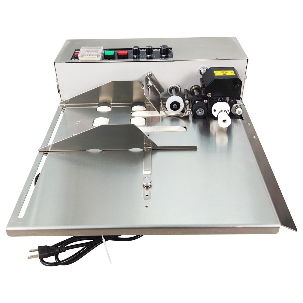 110V Continuous Date Coding Machine Ink Wheel Coding Machine for Package Printi