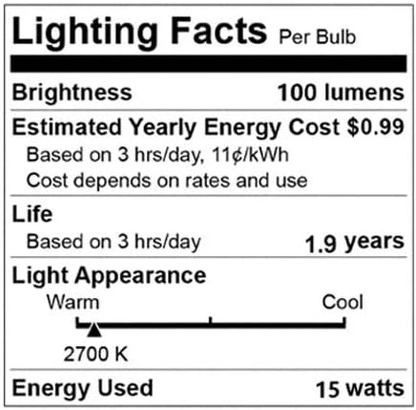 15 Watt Himalayan Salt Lamp Bulbs, 12Pack Dimmable Night Light Bulbs with E12