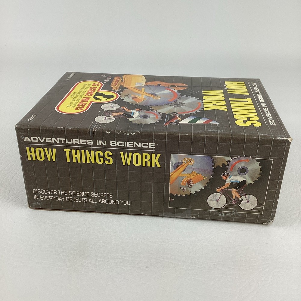 Adventures In Science How Things Work Science Projects Vintage Educational 1989