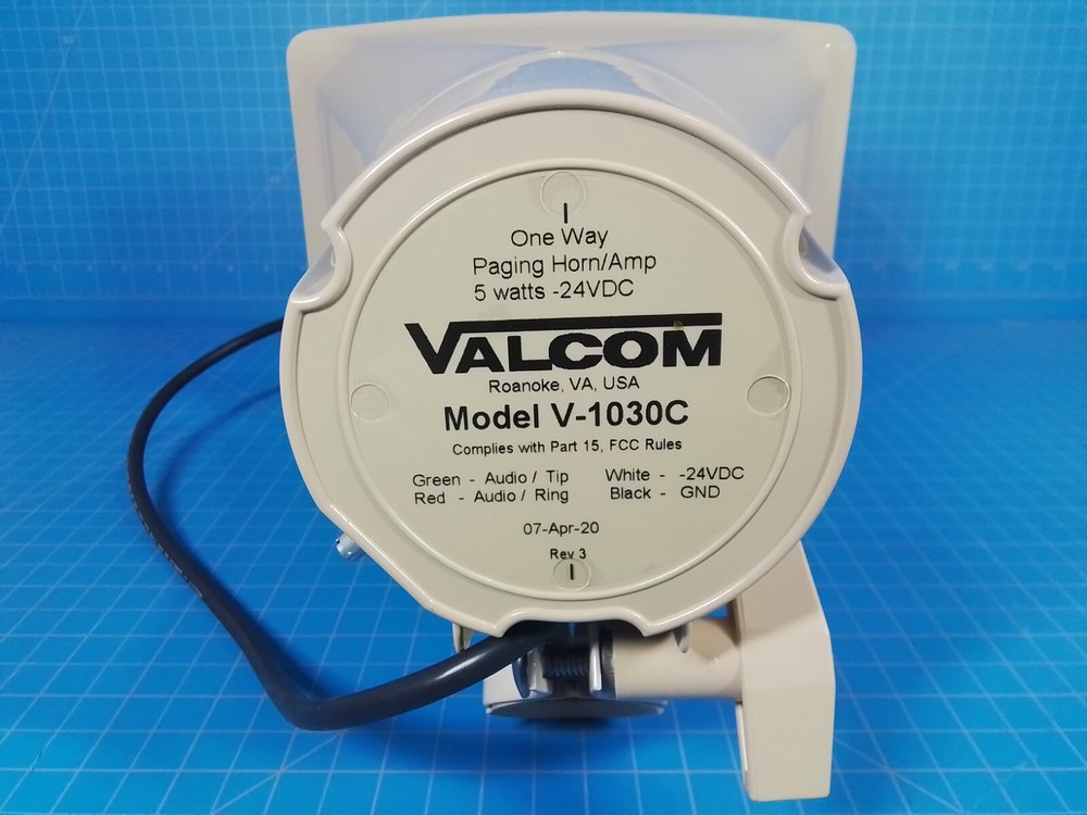 Valcom 5-Watt Horn V-1030C (See description)