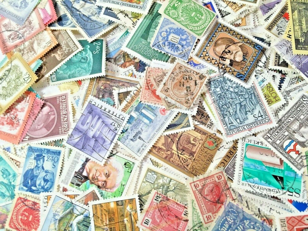AUSTRIA - 1000 STAMPS - ALL DIFFERENT - USED, Including Sets
