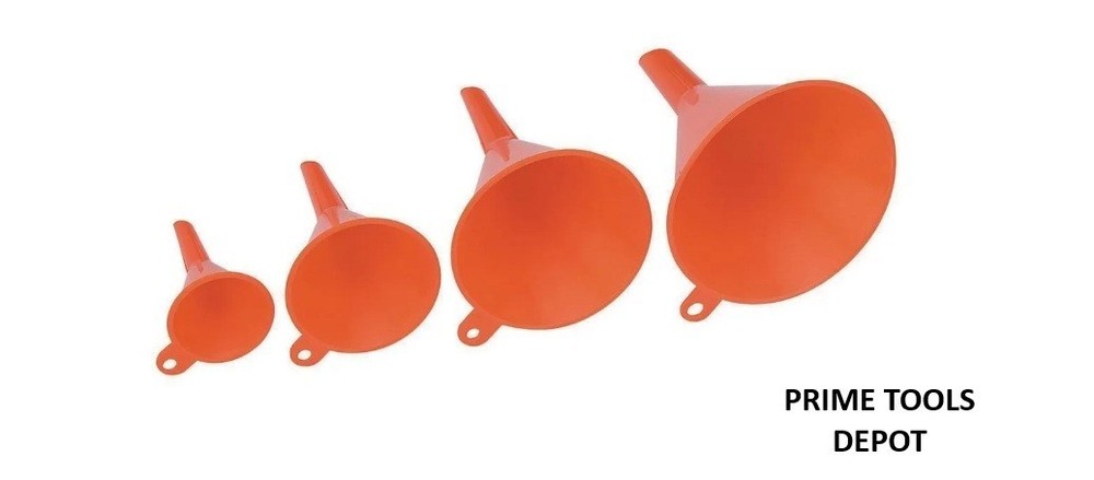 Plastic Funnel Set, 4-Piece, Professional or DIY use