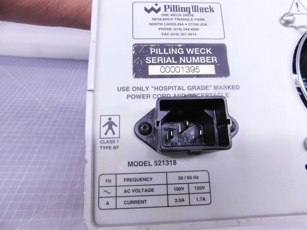 PILLING WECK 521318 HALOGEN ILLUMINATOR, LIGHT SOURCE 150W M5553