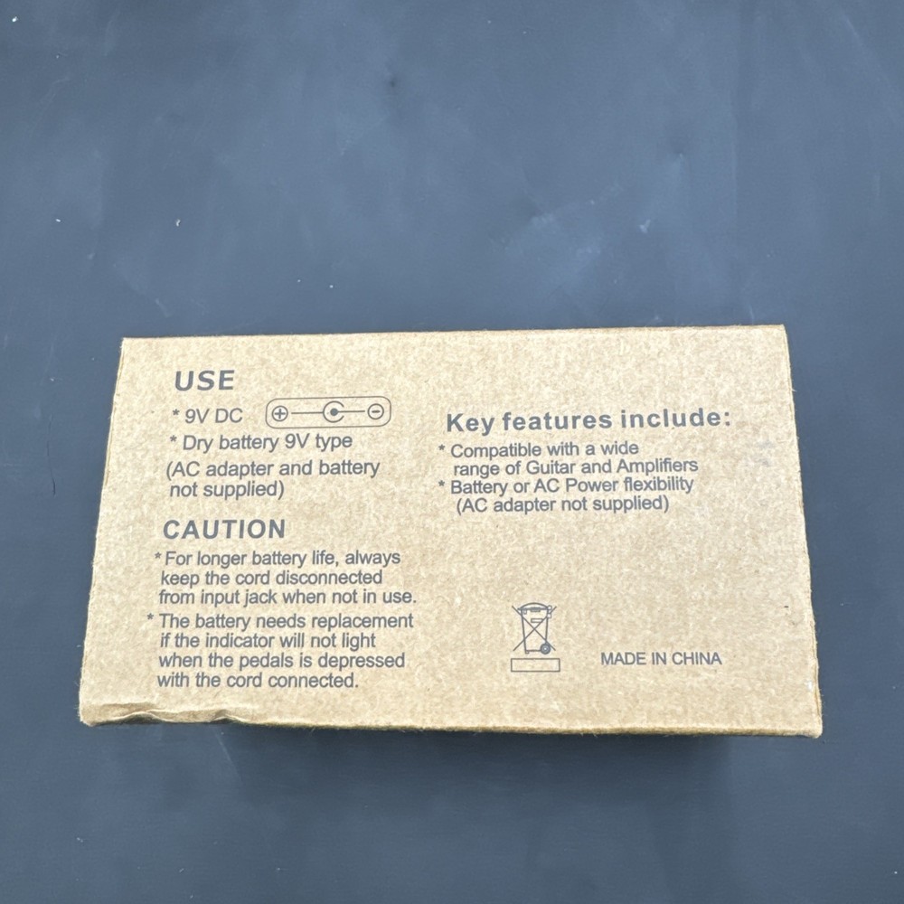 SPEC OPS Distortion 1/2 Stack Guitar Pedal • Mini Amp Stack • Distortion Effect