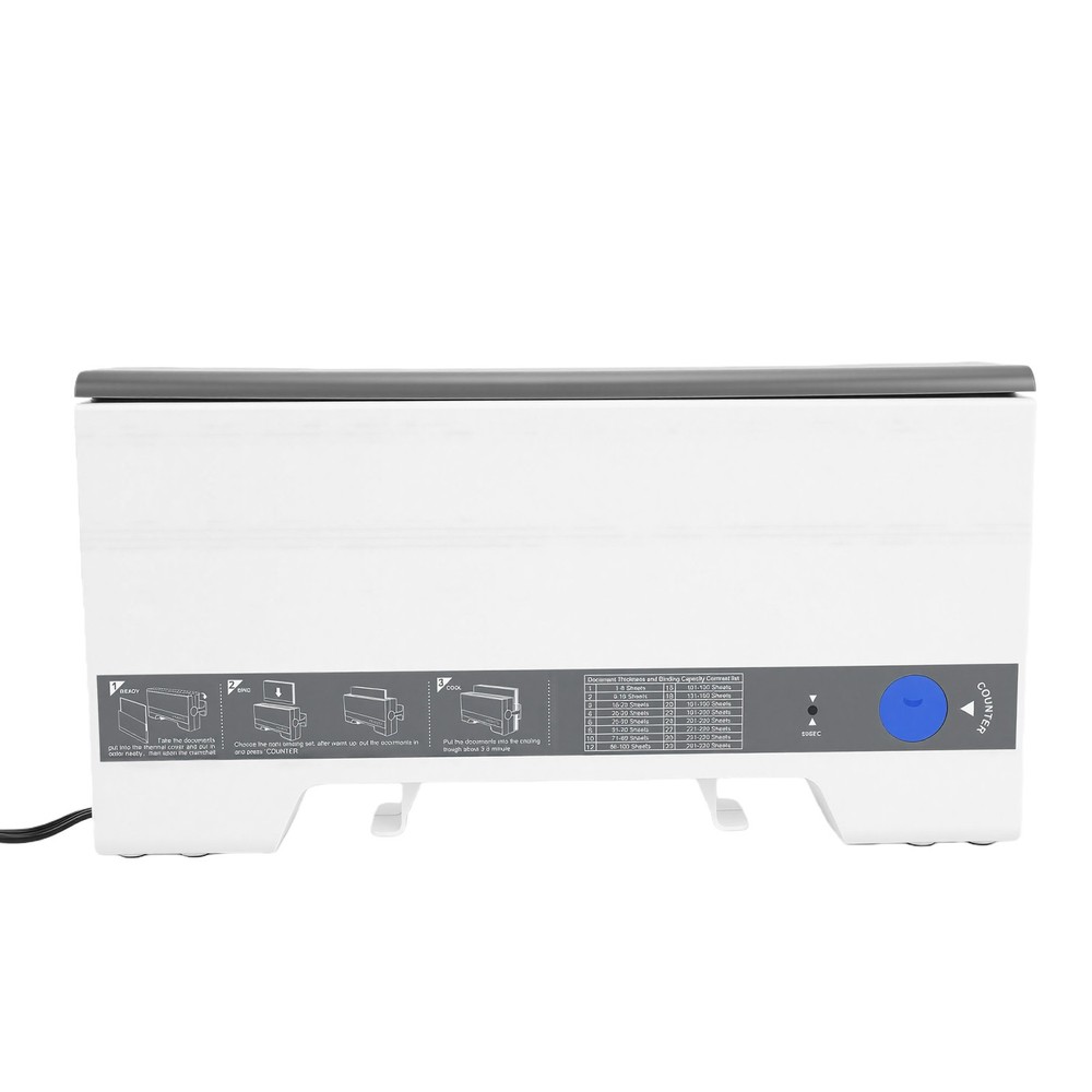 2-Thermal Binding Machine 280 Sheets Capacity Book Binder For A4 A5 Paper