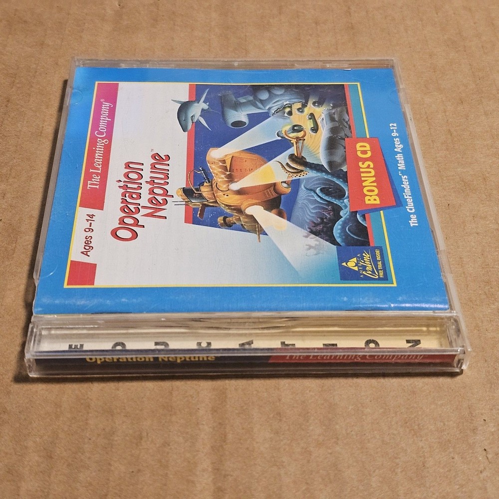 Operation Neptune Educational PC CD-ROM Bonus Disc The Learning Company