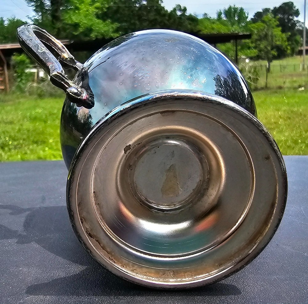 Vintage Silver Sugar Bowl Original Surface
