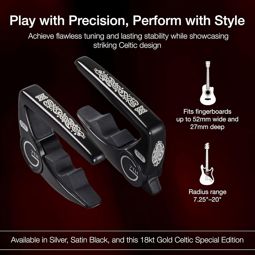 Celtic Special Edition Capo - Enhanced Tuning Stability