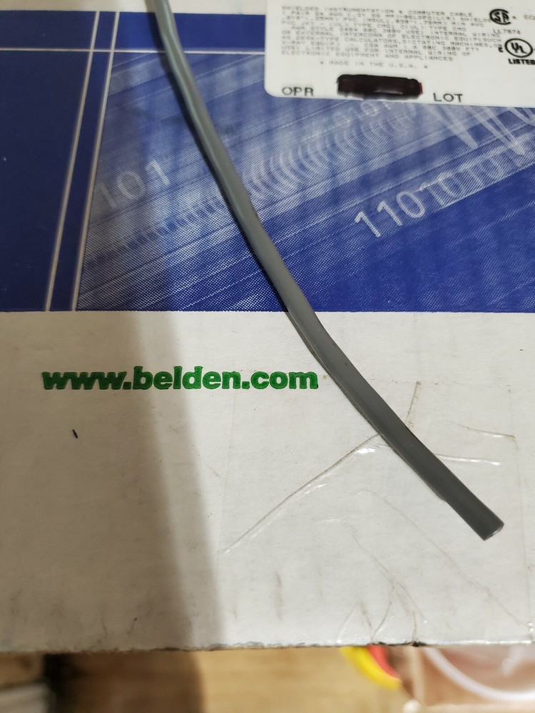 Belden Industries B9501 Computer EIA RS-232 Cable (1FT Per)